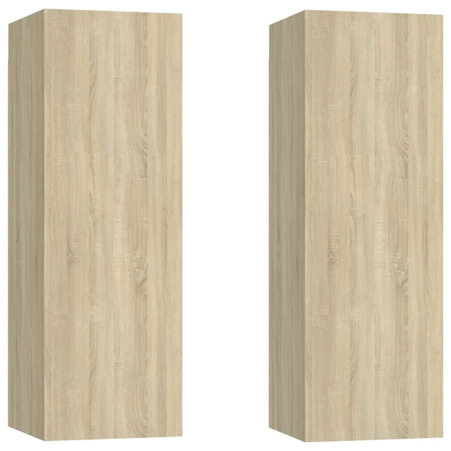 Ensemble de meubles TV 6 pcs Chêne sonoma Bois d'ingénierie - 7