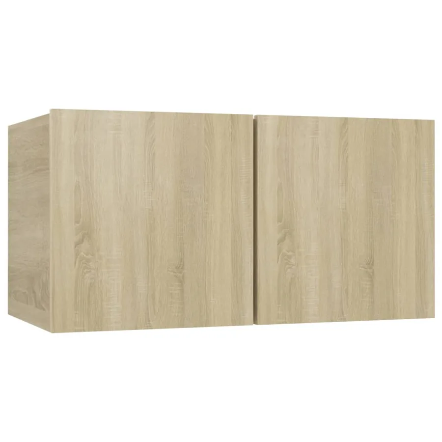 Ensemble de meubles TV 5 pcs Chêne sonoma Bois d'ingénierie - 5