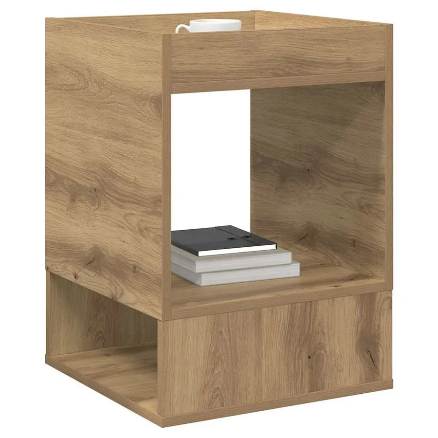 Table d'appoint 2 pc Chêne artisanal 40 x 40 x 56 cm - 3