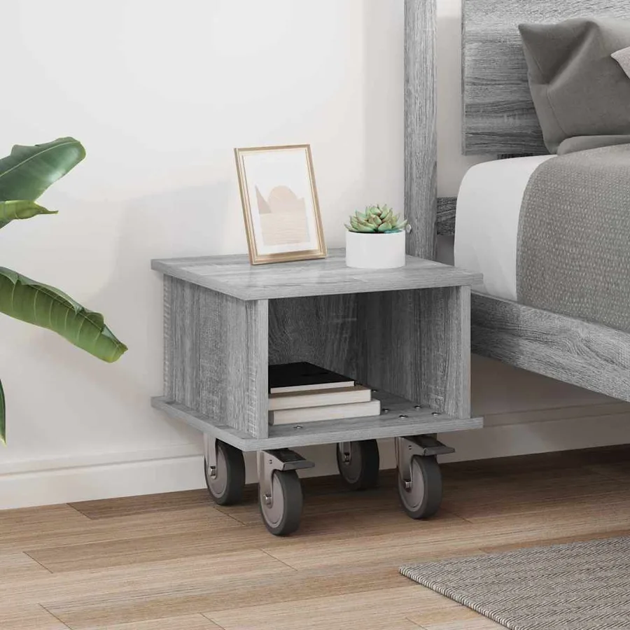 Meuble TV Gris Sonoma 37 x 35 x 35 cm Bois d'ingénierie - 4