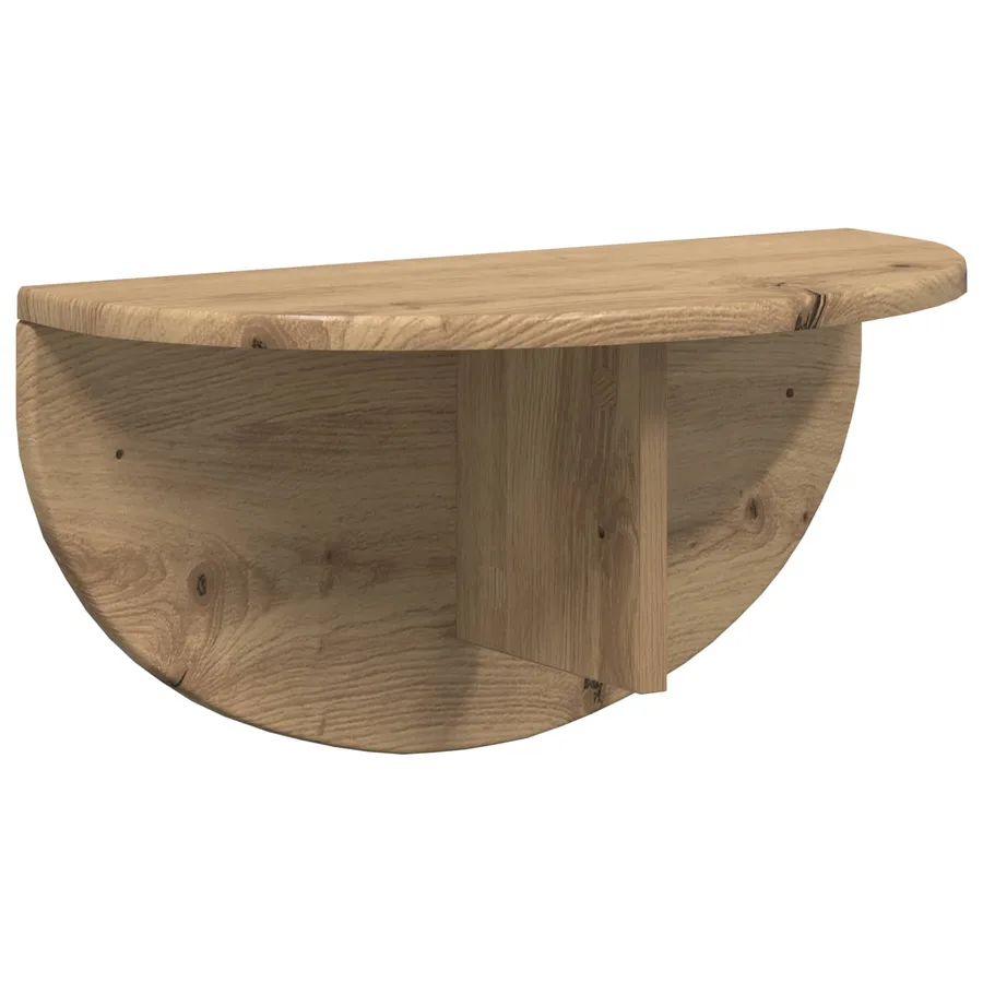 Étagère Murale Montage mural 2 pcs Chêne artisanal - 5