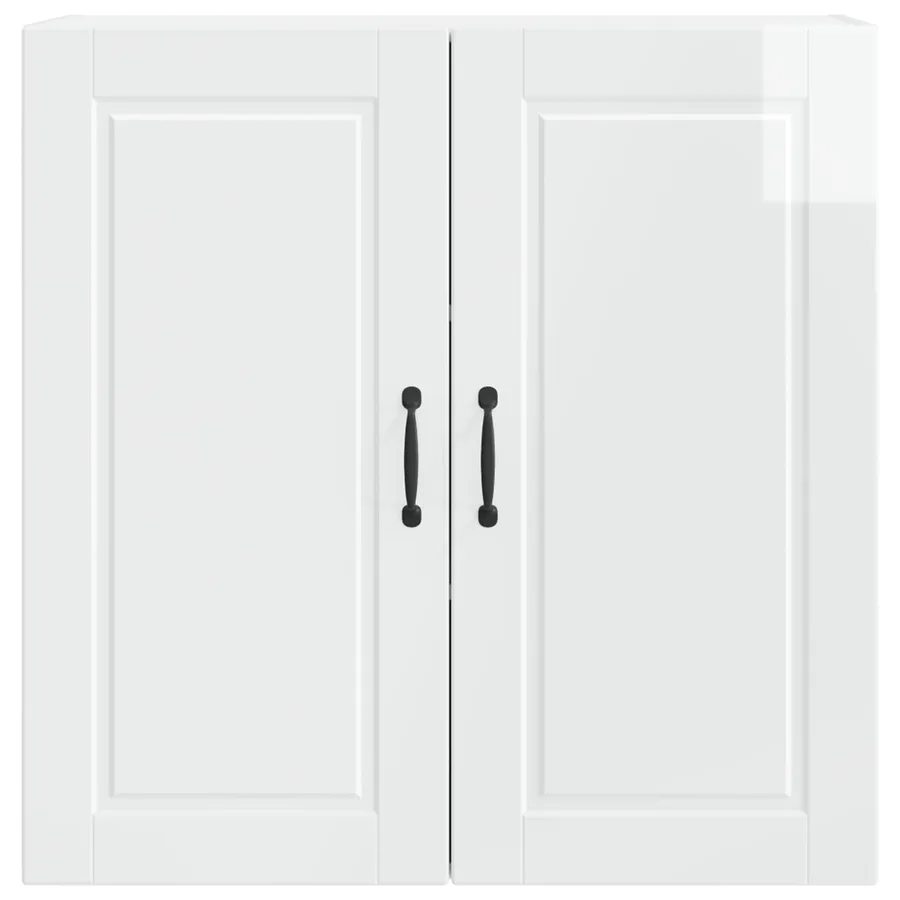 Meuble mural PORTO Blanc brillant 80 x 31 x 80 cm - 6