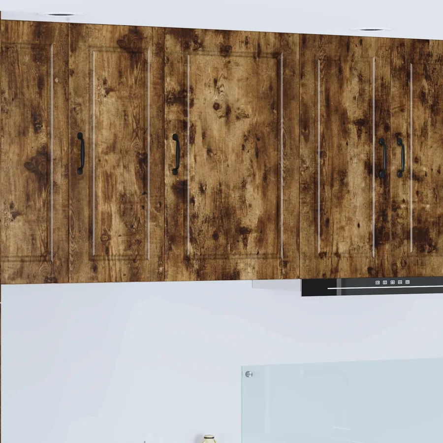 Meuble mural PORTO Chêne fumé 50 x 31 x 80 cm Bois d'ingénierie