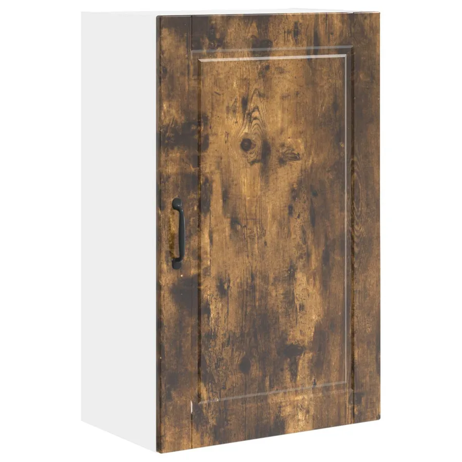 Meuble mural PORTO Chêne fumé 50 x 31 x 80 cm Bois d'ingénierie - 2