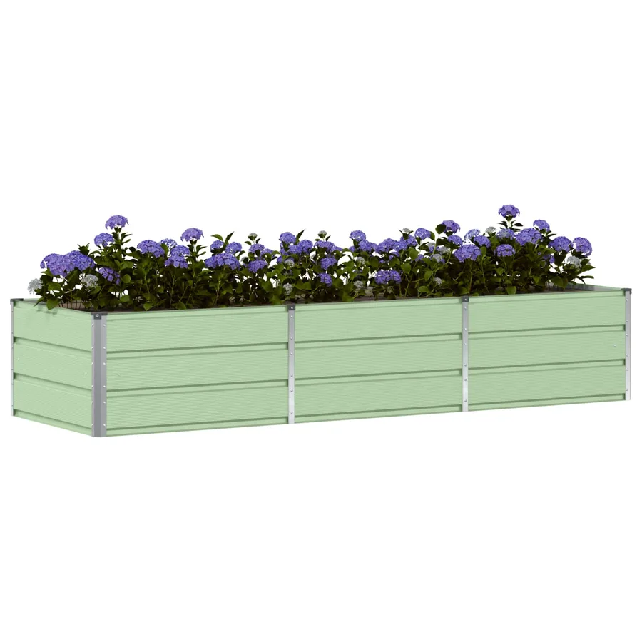 Jardinière Vert 240 x 80 x 45 cm Acier - 3
