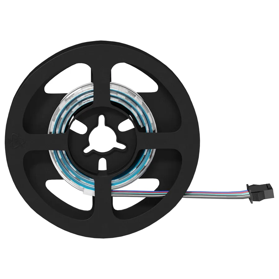 Bande LED 2 pcs Noir et Transparent 450 mm Cuivre et plastique - 3