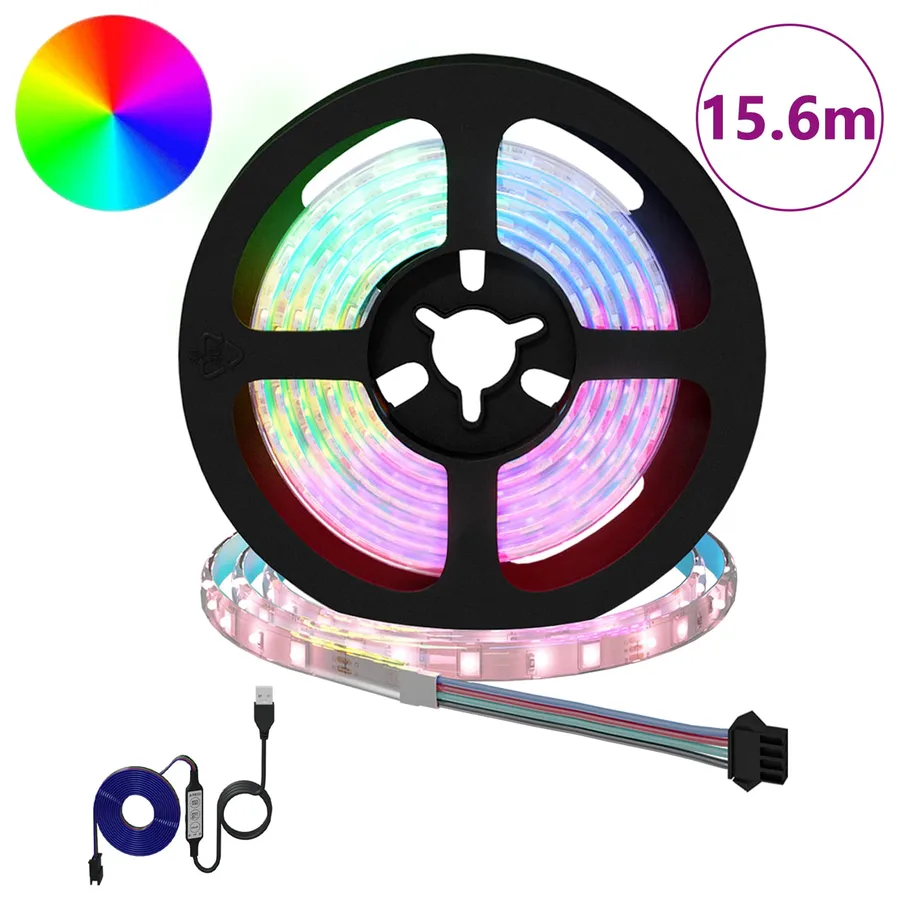 Bande LED 12 pcs Noir et Transparent 1300 mm - 2