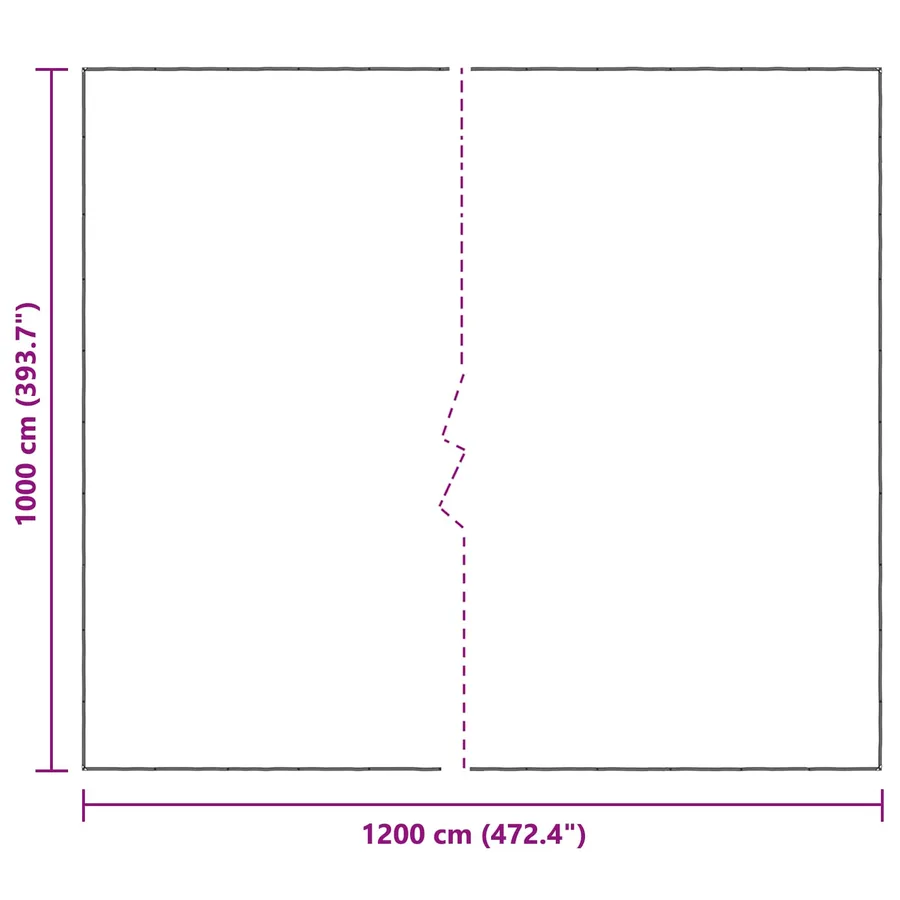 Couverture pour plantes Transparent 10 x 12 m PE - 11