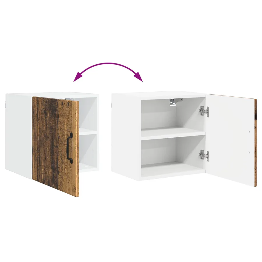 Meuble mural PORTO Bois ancien 40 x 31 x 40 cm - 11