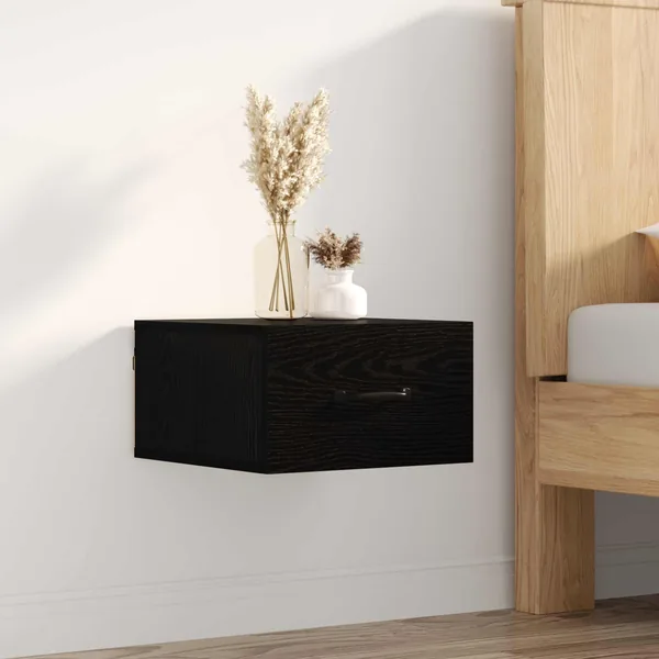 Cabinet de chevet Chêne noir 35 x 35 x 20 cm Bois d'ingénierie