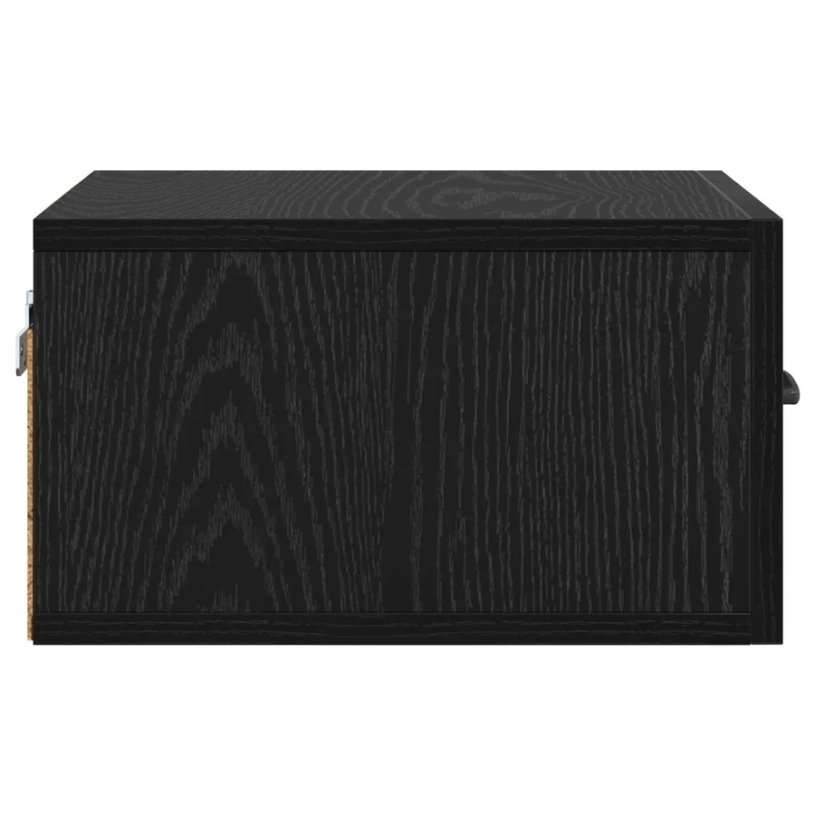 Cabinet de chevet Chêne noir 35 x 35 x 20 cm Bois d'ingénierie - 6