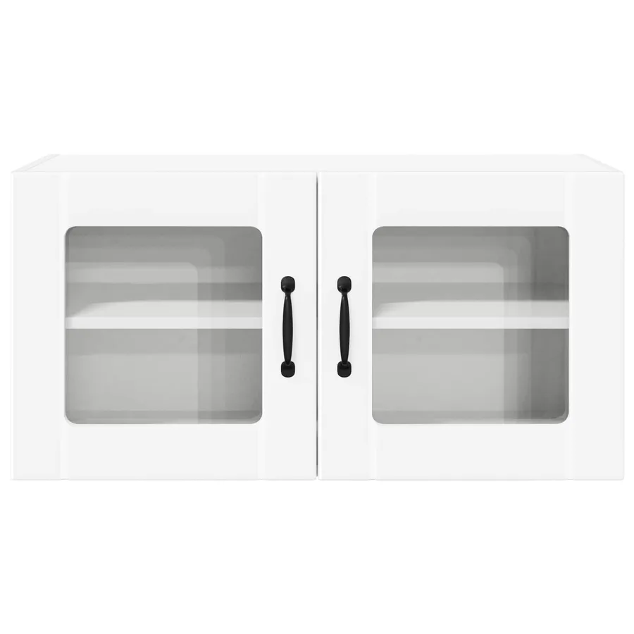 Cabinet en verre mural PORTO Blanc 80 x 31 x 40 cm - 6
