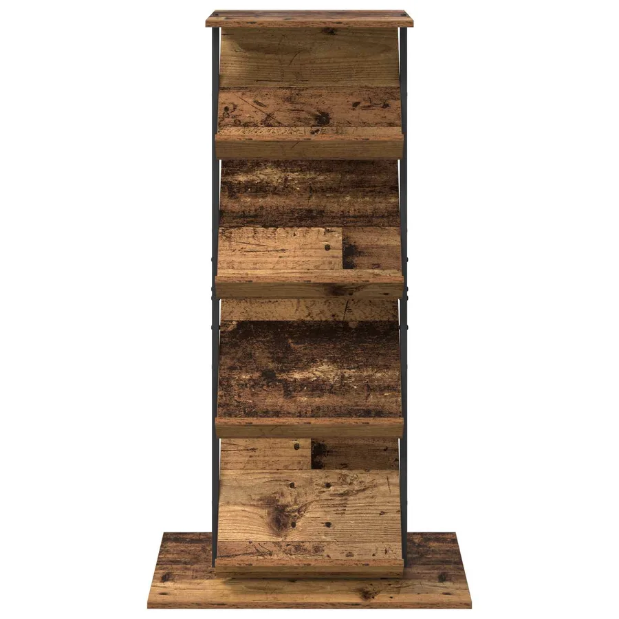 Étagère à magazines avec étagère Bois ancien 68 x 40 x 123,5 cm - 5