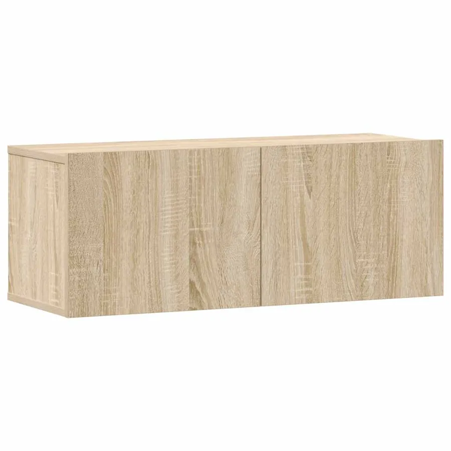 Ensemble de meubles TV 3 pcs Chêne sonoma Bois d'ingénierie - 4
