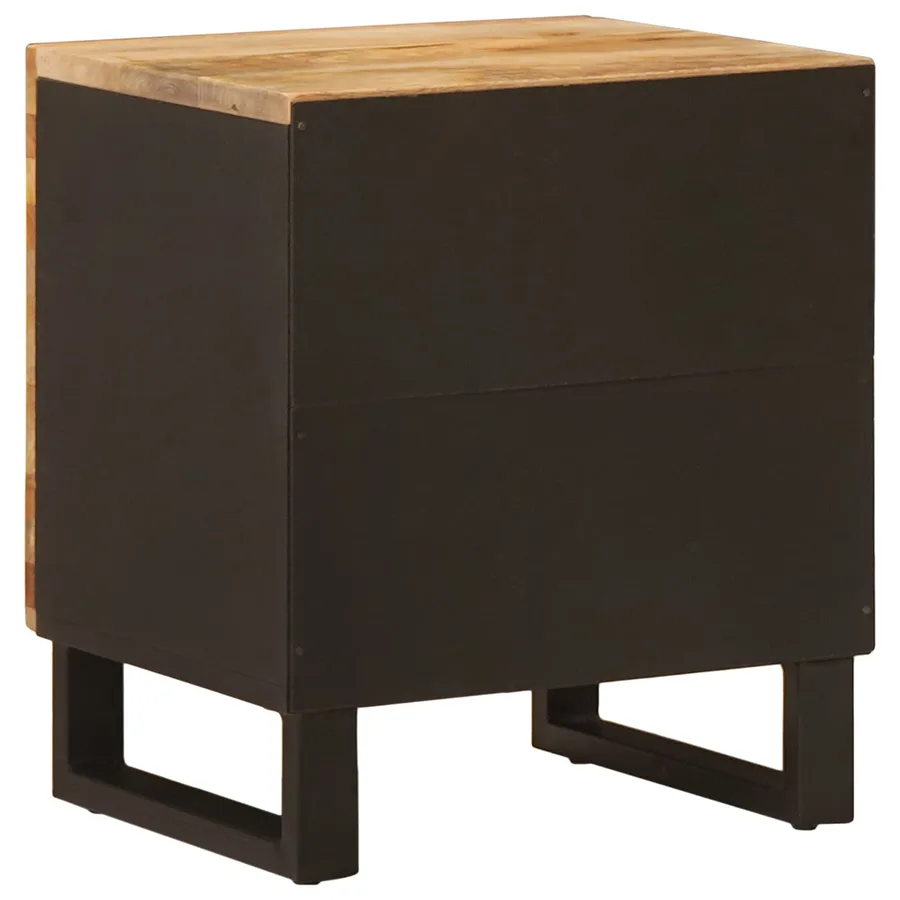 Cabinet de chevet 2 pcs Marron 40 x 33 x 46 cm - 6