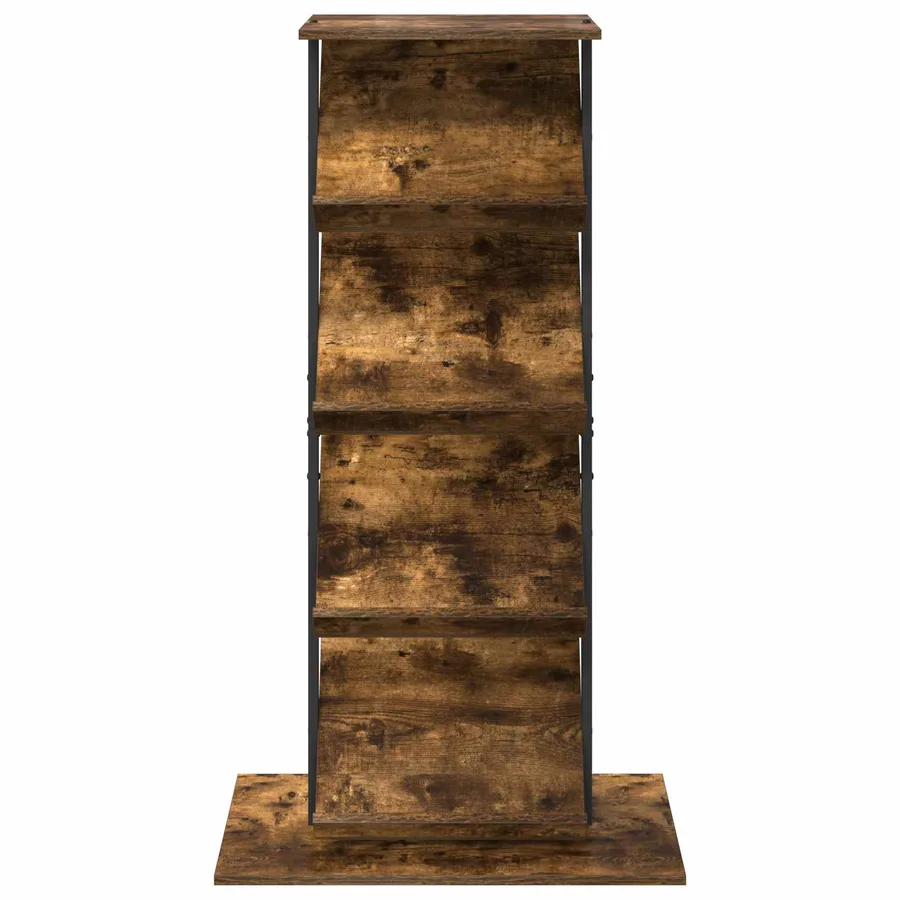 Étagère à magazines avec étagère Chêne fumé 68 x 40 x 123,5 cm - 5