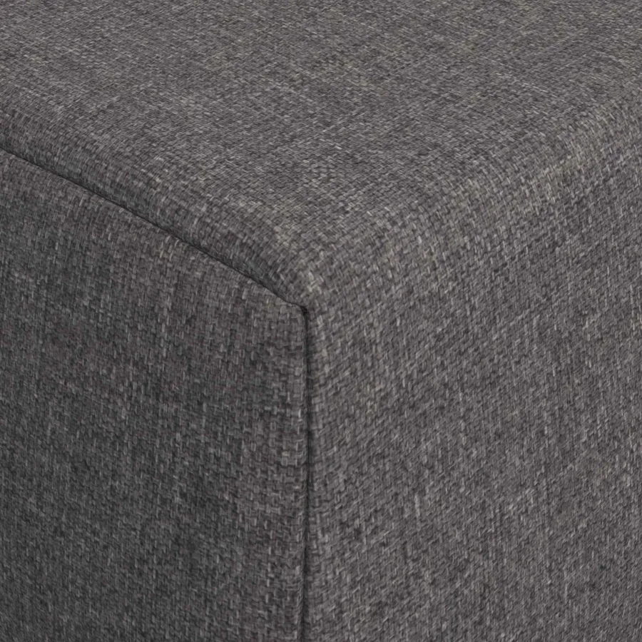 Canapé-lit pliable Gris clair 120 x 60 x 49 cm Tissu - 6