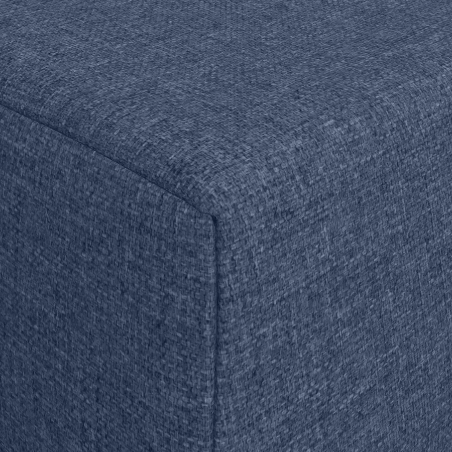 Canapé-lit pliable Bleu 200 x 70 x 10 cm Tissu - 6