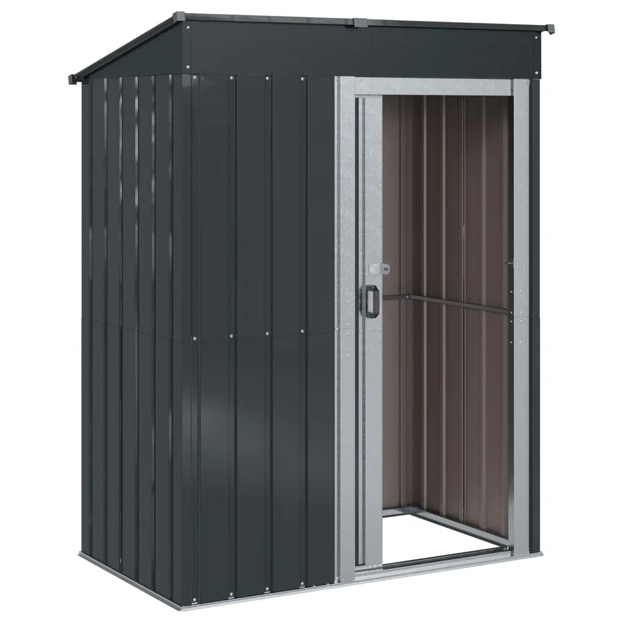 Cabanons de jardin Anthracite 137 x 81 x 180 cm Métал - 5