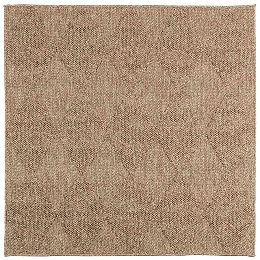 Tapis de surface Carré AGIRA Naturel 240 x 240 cm Polyester - 2