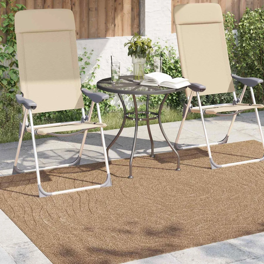 Tapis de surface Moiré AGIRA Naturel 200 x 140 cm Polyester - 3