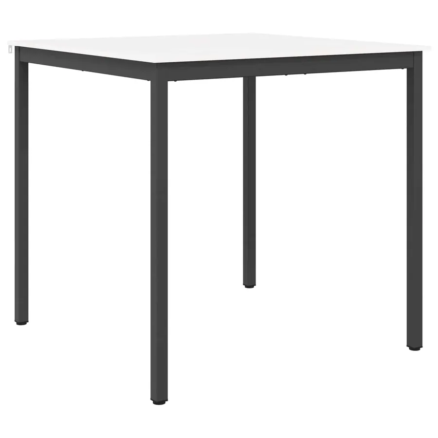 Table de bar Blanc 110 x 110 x 105 cm Bois de pin massif - 2
