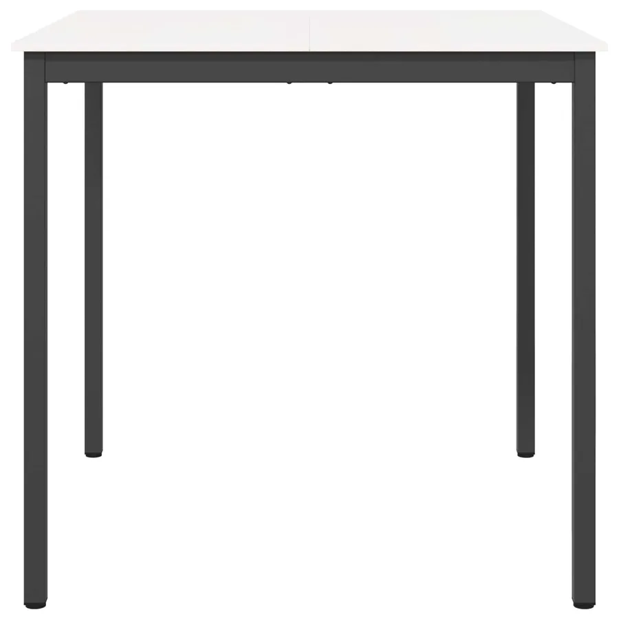 Table de bar Blanc 110 x 110 x 105 cm Bois de pin massif - 5