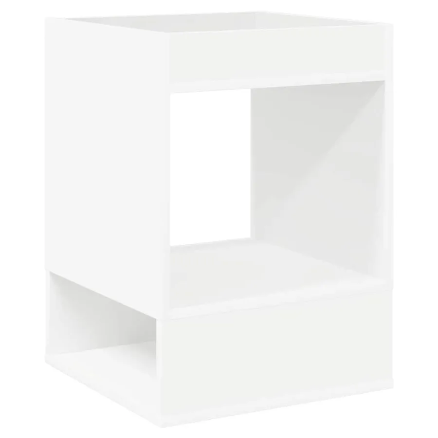 Table d'appoint Blanc 40 x 40 x 56 cm Bois d'ingénierie - 2