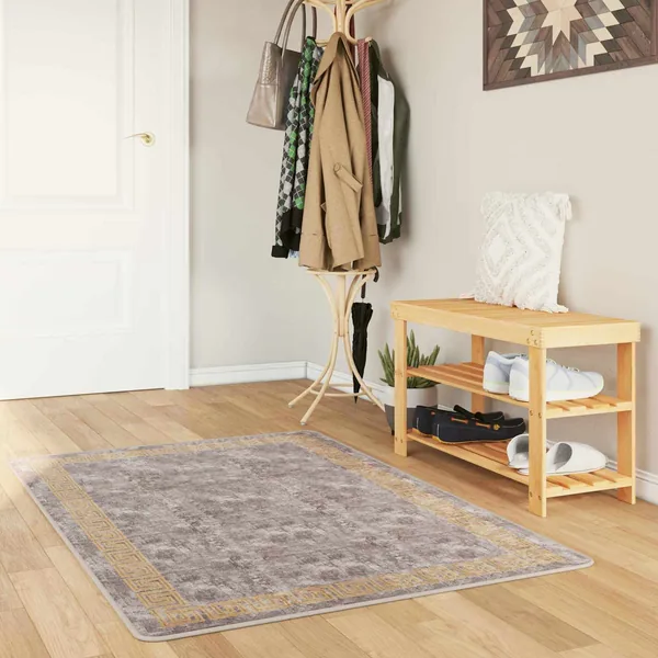 Coureur de Tapis MARSA Gris 80 x 200 cm Polyester et PVC