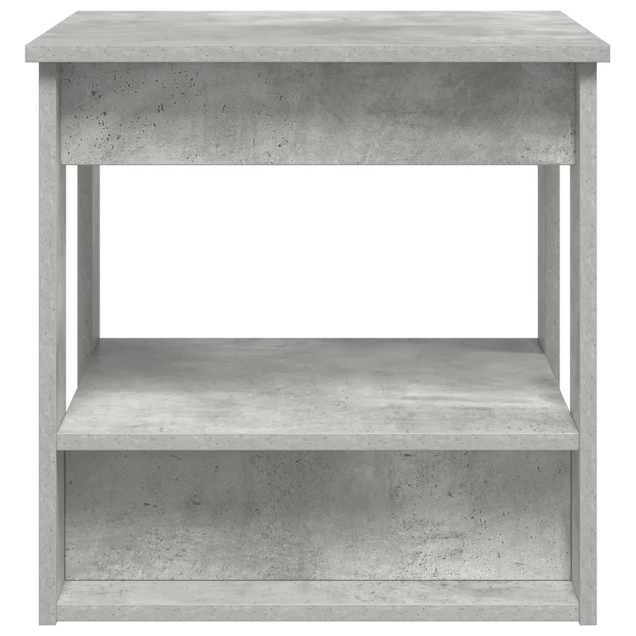 Table basse Gris béton 51 x 50 x 50 cm Bois d'ingénierie - 6