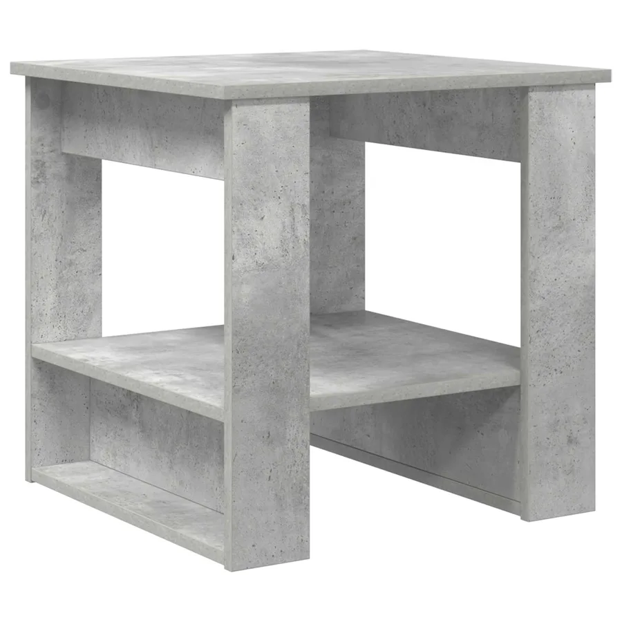 Table basse Gris béton 51 x 50 x 50 cm Bois d'ingénierie - 7