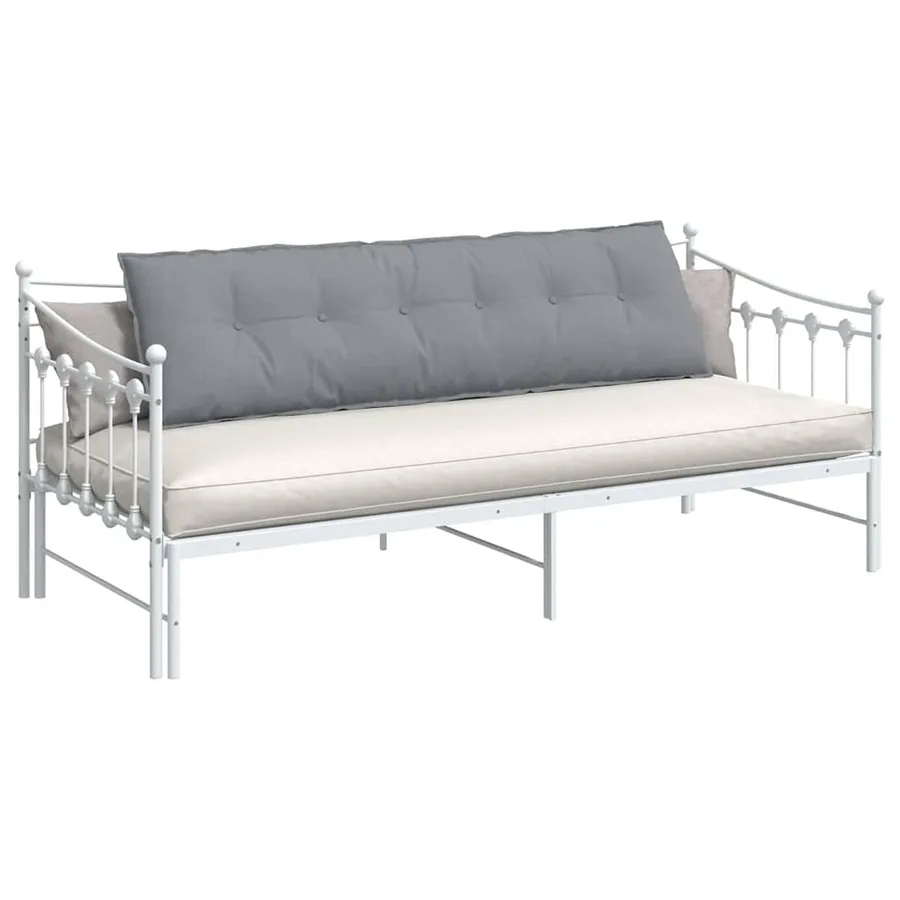 Coussin de Dos Gris clair 180 x 19 x 50 cm tissu - 3