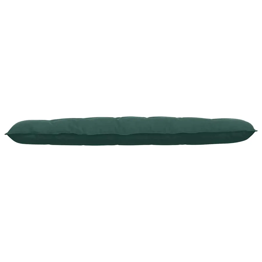 Coussin de Dos Vert foncé 180 x 50 cm Tissu en velours côtelé - 5