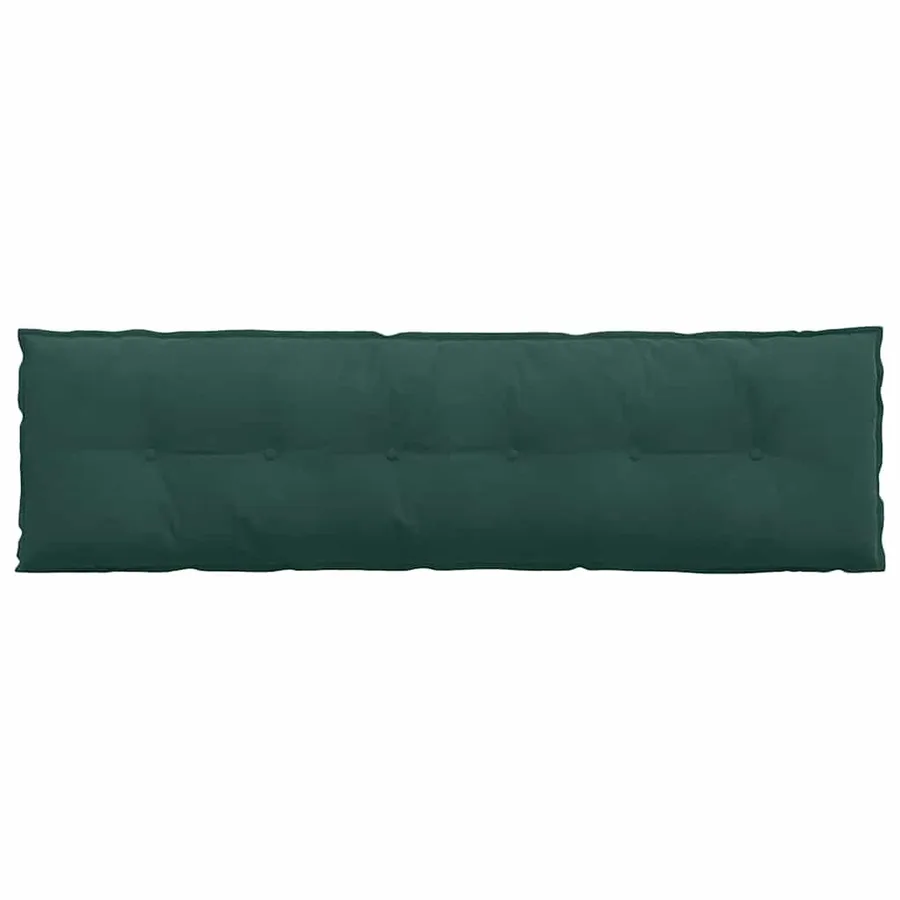 Coussin de Dos Vert foncé 180 x 50 cm Tissu en velours côtelé - 6