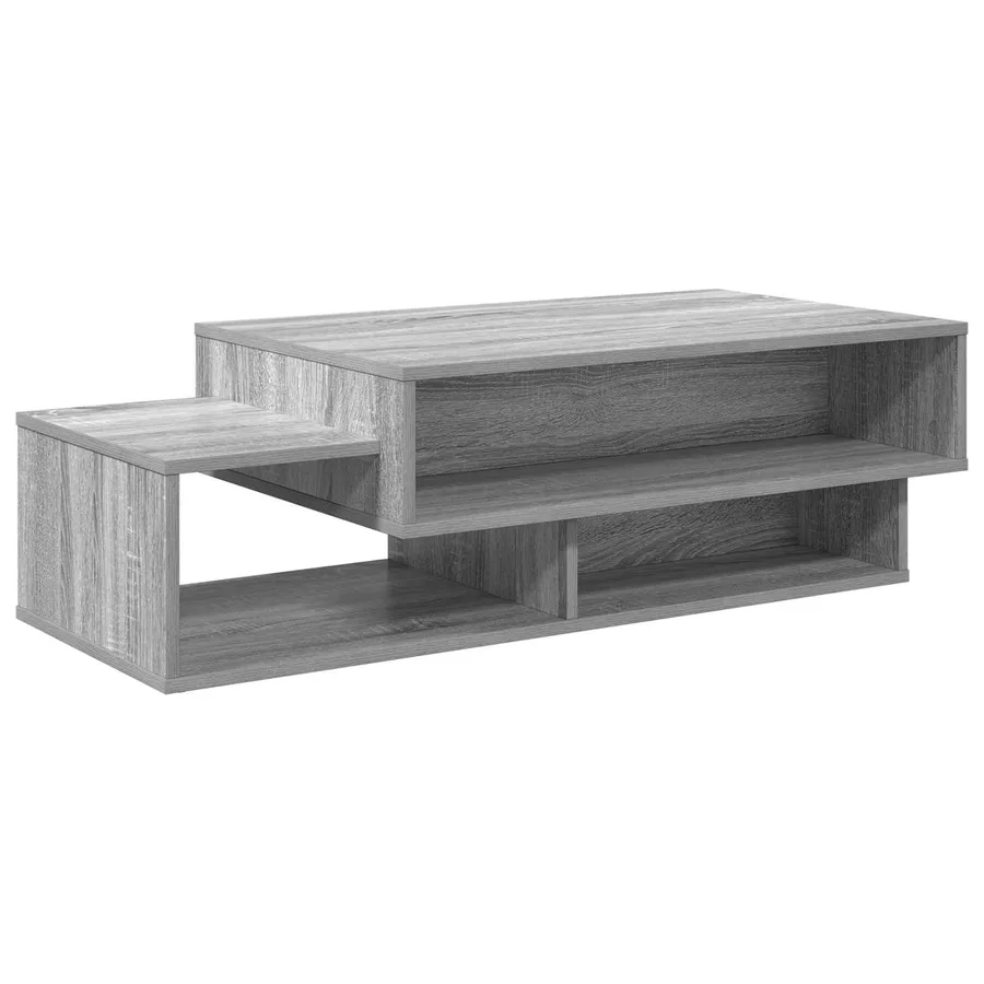 Table basse Gris Sonoma 105 x 50 x 32,5 cm Bois d'ingénierie - 2