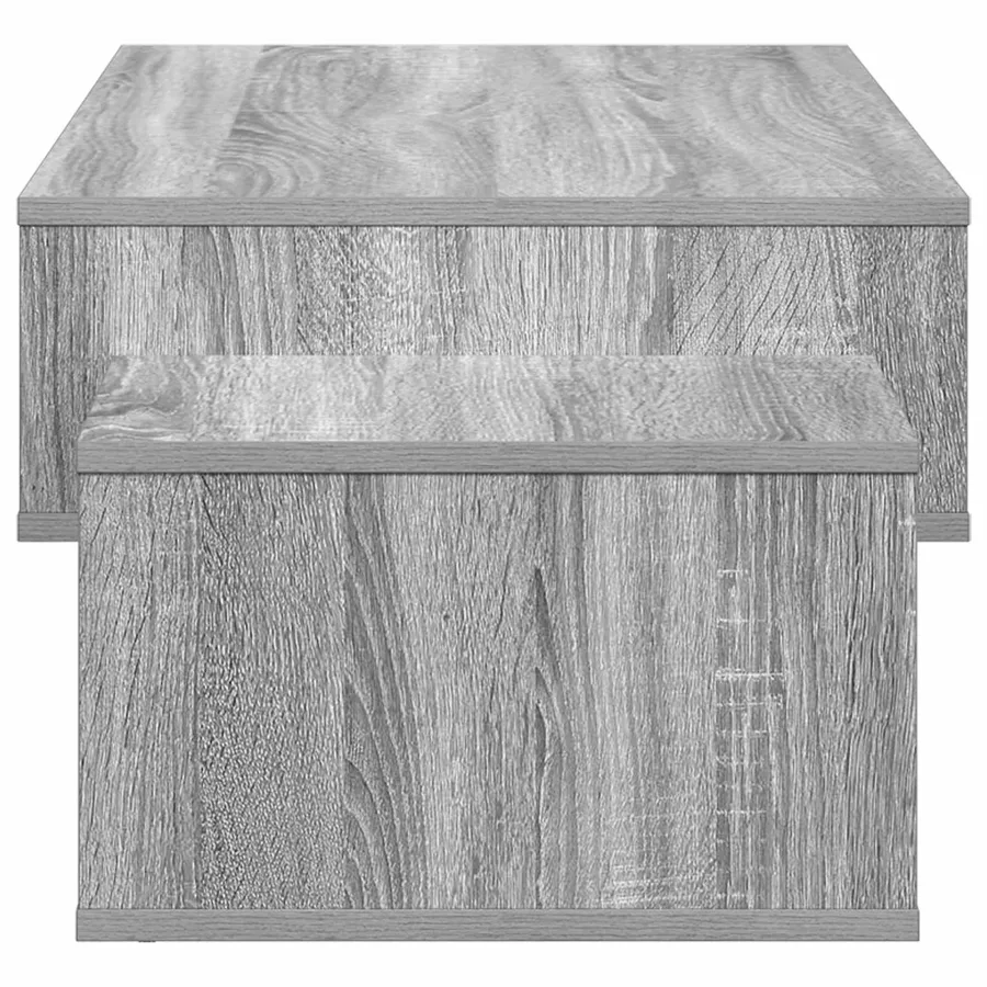 Table basse Gris Sonoma 105 x 50 x 32,5 cm Bois d'ingénierie - 6