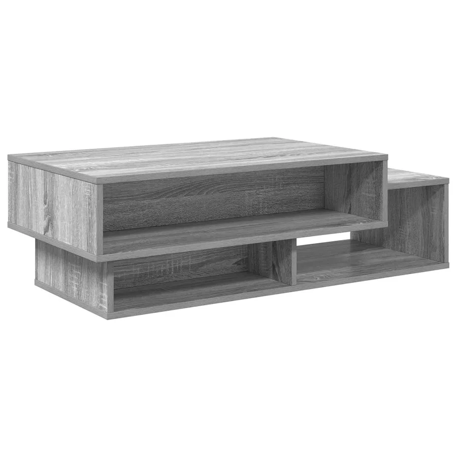 Table basse Gris Sonoma 105 x 50 x 32,5 cm Bois d'ingénierie - 7