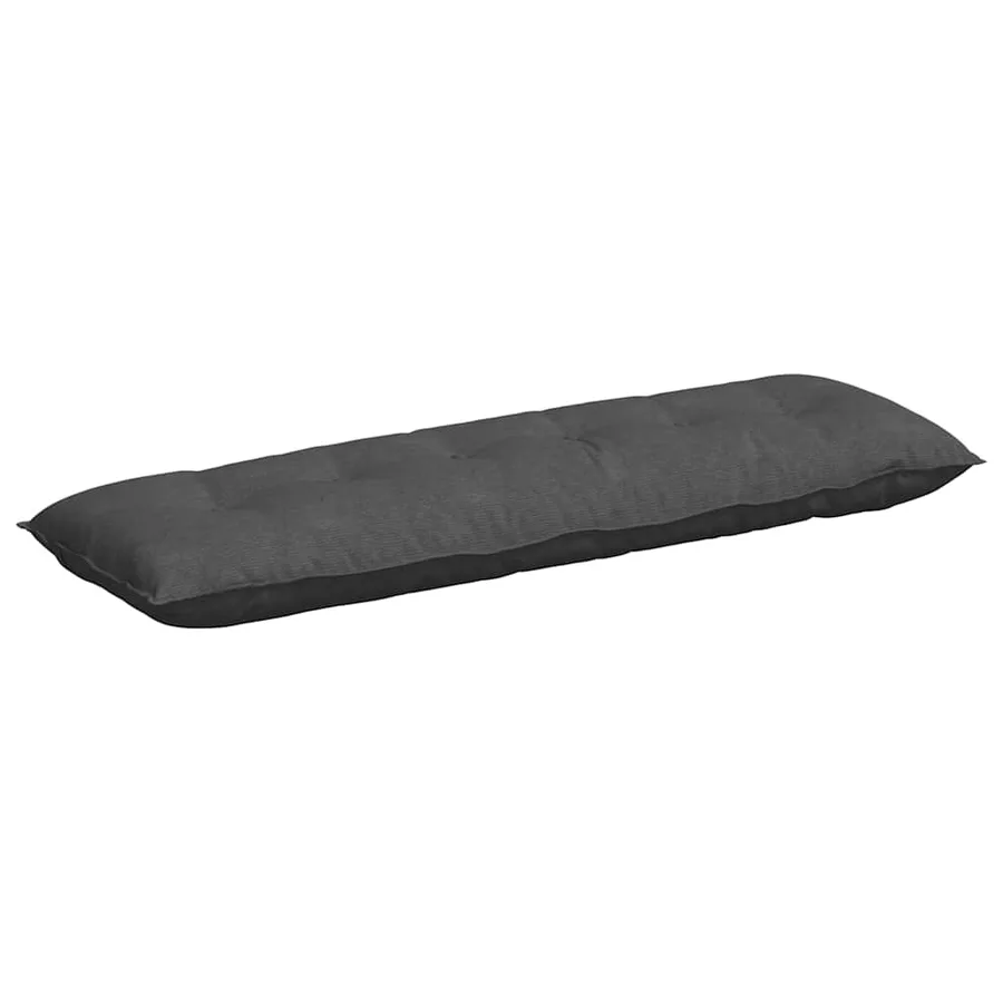 Coussin de Dos Gris foncé 160 x 50 cm Tissu en velours côtelé - 2