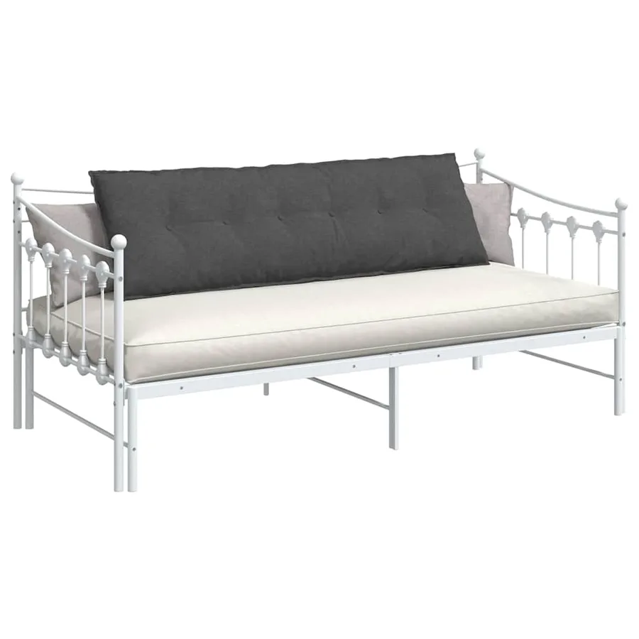 Coussin de Dos Gris foncé 160 x 50 cm Tissu en velours côtelé - 3