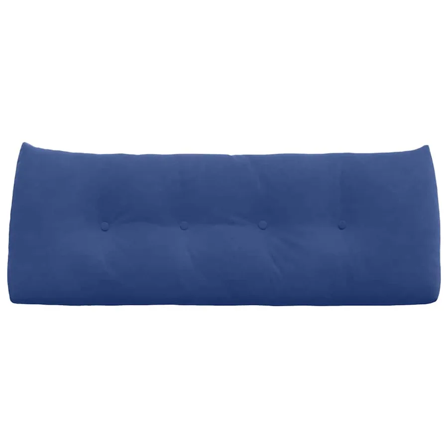 Coussin de Dos Bleu police 120 x 24 x 50 cm Velours - 6