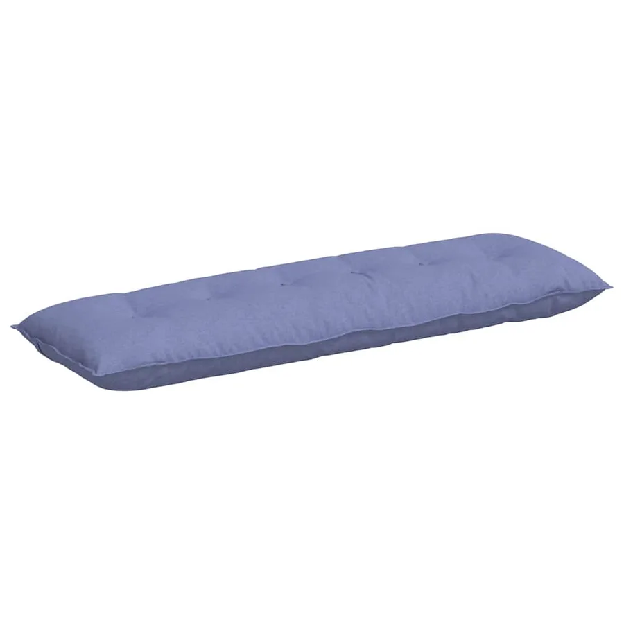 Coussin de Dos Bleu denim 160 x 19 x 50 cm tissu - 2