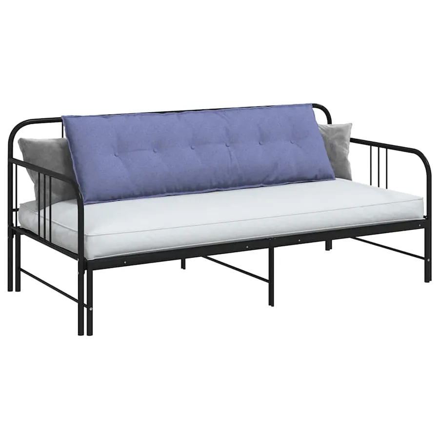 Coussin de Dos Bleu denim 160 x 19 x 50 cm tissu - 3