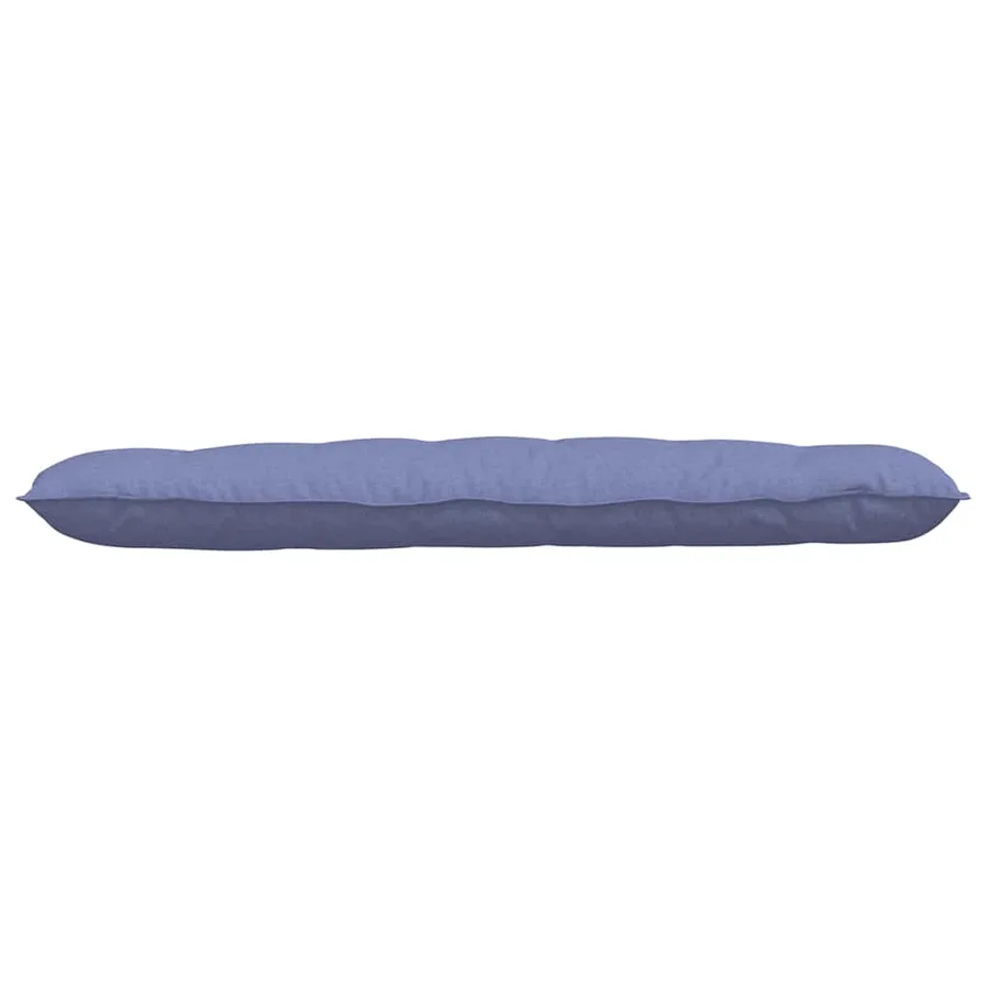 Coussin de Dos Bleu denim 160 x 19 x 50 cm tissu - 5