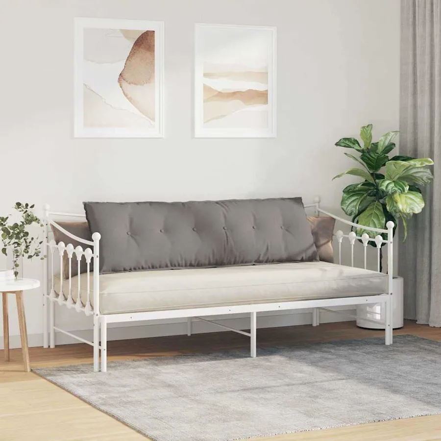Coussin de Dos Taupe 160 x 19 x 50 cm tissu - 4