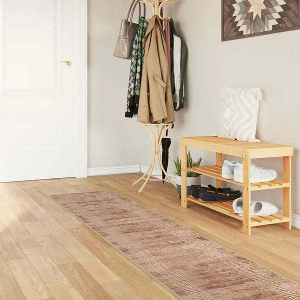 Coureur de Tapis MARSA Blanc 50 x 450 cm Polyester et PVC