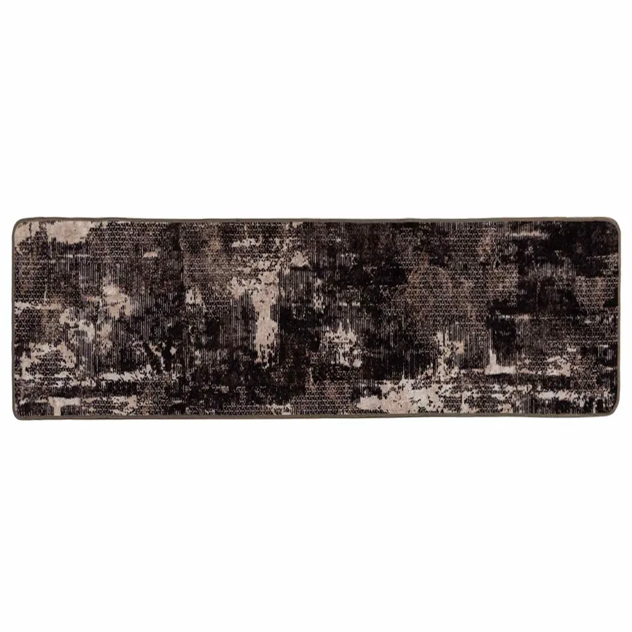 Coureur de Tapis MARSA Noir 50 x 300 cm Polyester et PVC - 2