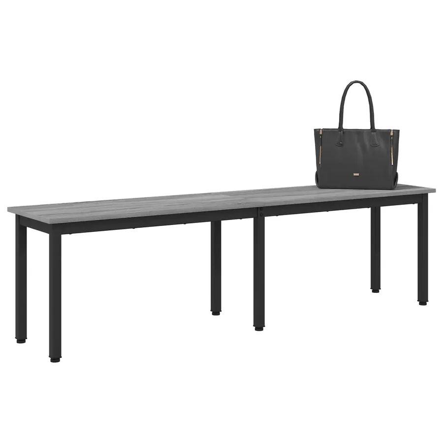 banc Gris Sonoma 160 x 35 x 45 cm Bois d'ingénierie - 3