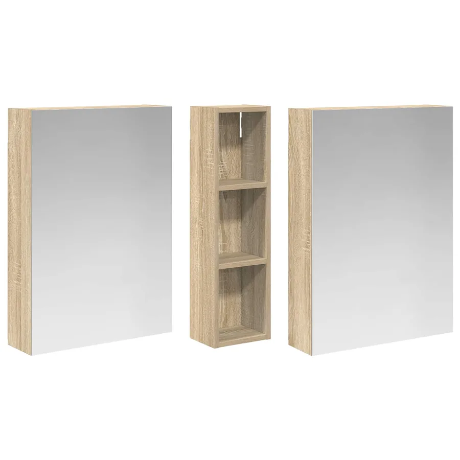 Ensemble de Meubles de Salle de Bain 3 pcs 120 x 14,5 x 70 cm - 5