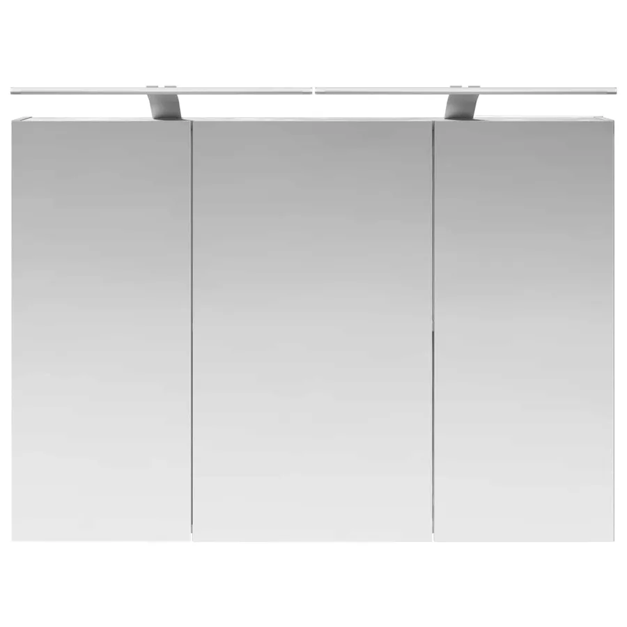 Armoire Miroir de Salle de Bain Gris béton 100 x 14,5 x 70 cm - 6