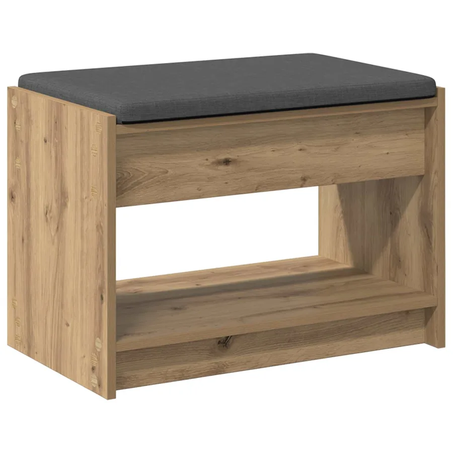 Banc d'entrée Chêne Artisanal 63 x 38 x 45 cm - 7